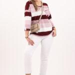 bluzka-w-paski-z-wiazaniem-na-dole-bordowo-rozowa (5)