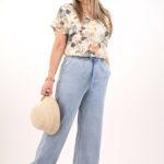 Cienkie jeansy na lato damskie jasne