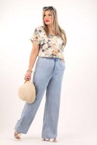 Cienkie jeansy na lato damskie jasne