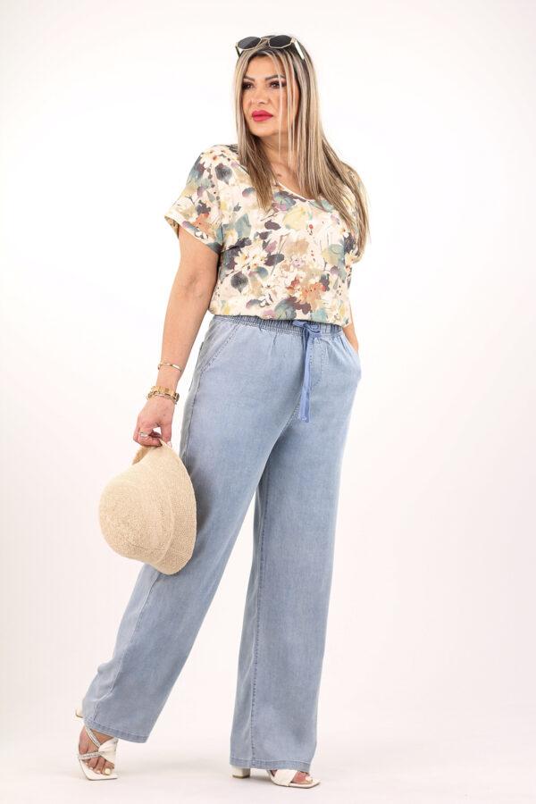 Cienkie jeansy na lato damskie jasne