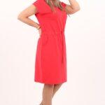 czerwona-sukienka-sportowa-ze-sznurkami-w-pasie (1)