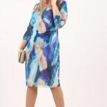 dopasowana-sukienka-kopertowa-niebiesko-bezowa (6)