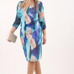 dopasowana-sukienka-kopertowa-niebiesko-bezowa (7)