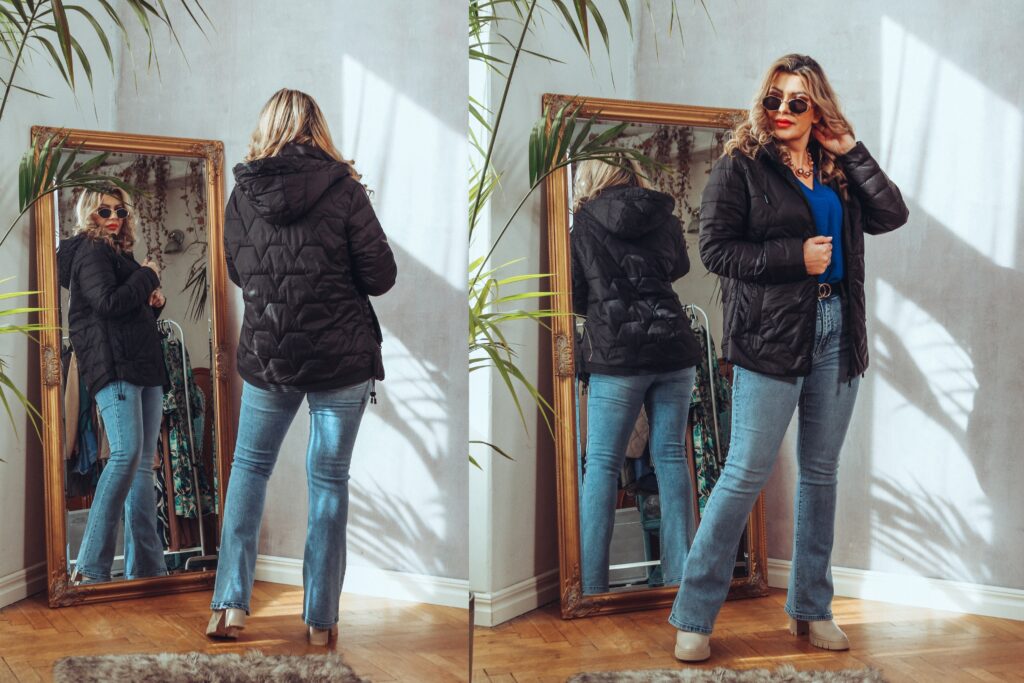 jaka kurtka do szerokich spodni