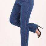 jeansy z gumką w pasie