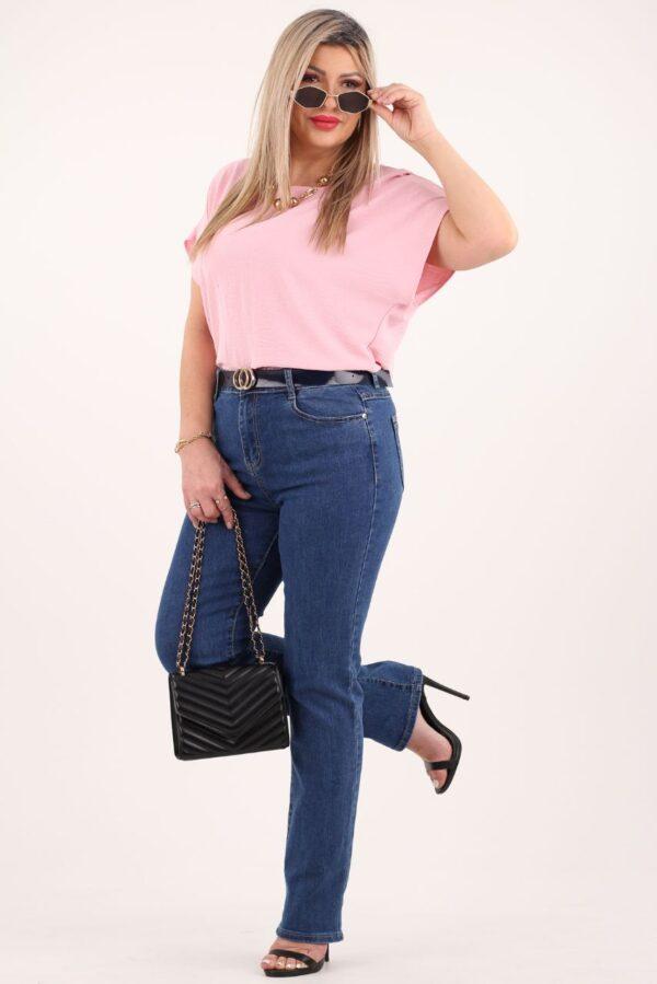 Spodnie jeans damskie prosta nogawka