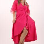 wieczorowa-rozowa-sukienka-z-tiulowym-rekawem (5)