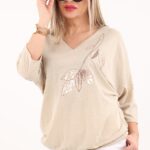 Bluzka kimono nietoperz