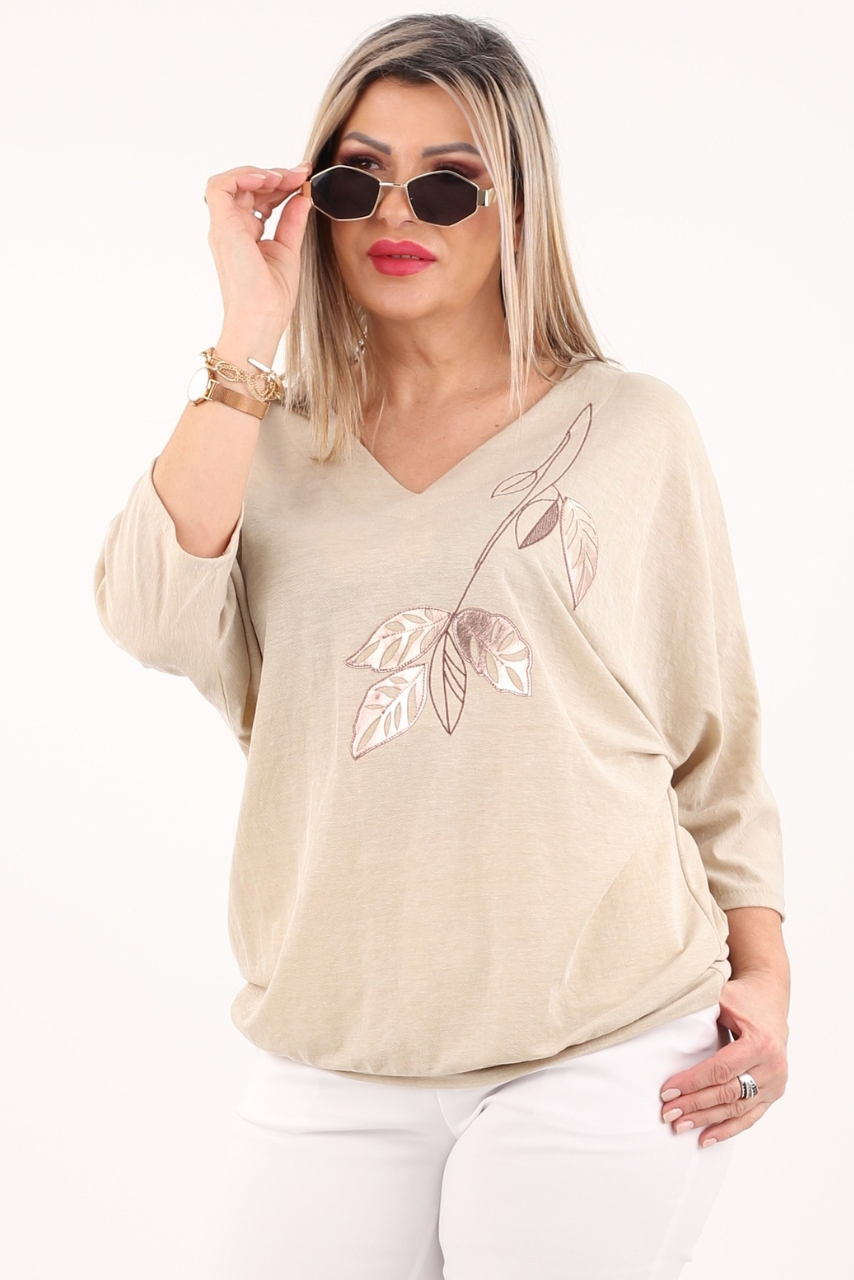 Bluzka kimono nietoperz