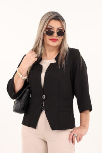 Elegancki żakiet na wesele czarny