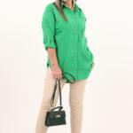 koszula-damska-gładka-zielona (2)