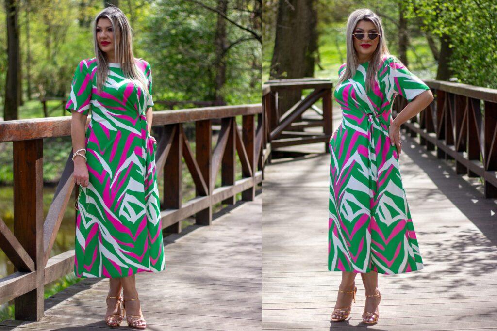 elegancka sukienka na komunię dla babci