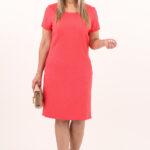 koralowa-prosta-letnia-sukienka-z-kieszeniami (3)