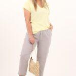 A'la lniane rybaczki damskie szare