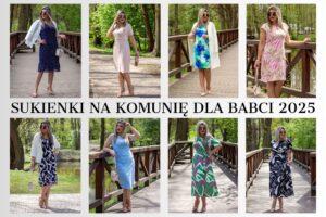 sukienki na komunie dla babci