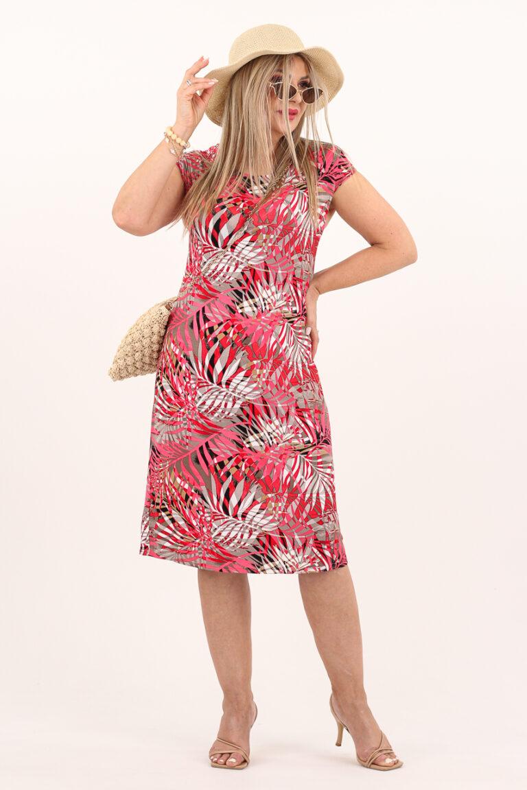 Prosta Sukienka Letnia Midi Plus Size W Li cie Rozmiary 40 52 Prosta Sukienka Letnia Midi Plus Size W Li cie Rozmiary 40 52