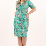 zielono-rozowa-kopertowa-sukienka-midi-z-marszczeniem (6)