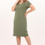 Sukienka-midi-z-wycięciem-zielona (5)