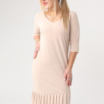 Sukienka-plisowana-PLUS-SIZE-beżowa (3)