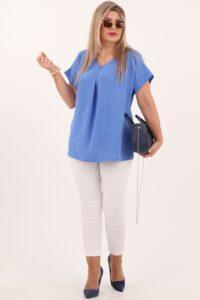 Chabrowa bluzka letnia damska