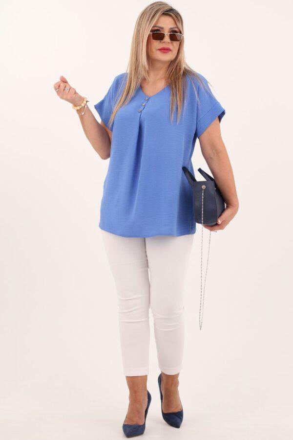 Chabrowa bluzka letnia damska