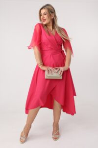 Sukienka duże rozmiary różowa