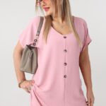 Różowa tunika letnia