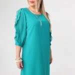 zielona-sukienka-z-falbanka-na-rekawach (3)
