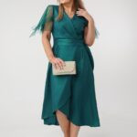 Sukienka duże rozmiary zielona