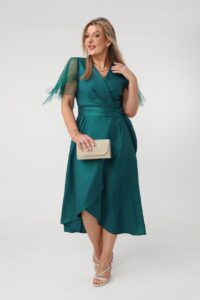 Sukienka duże rozmiary zielona