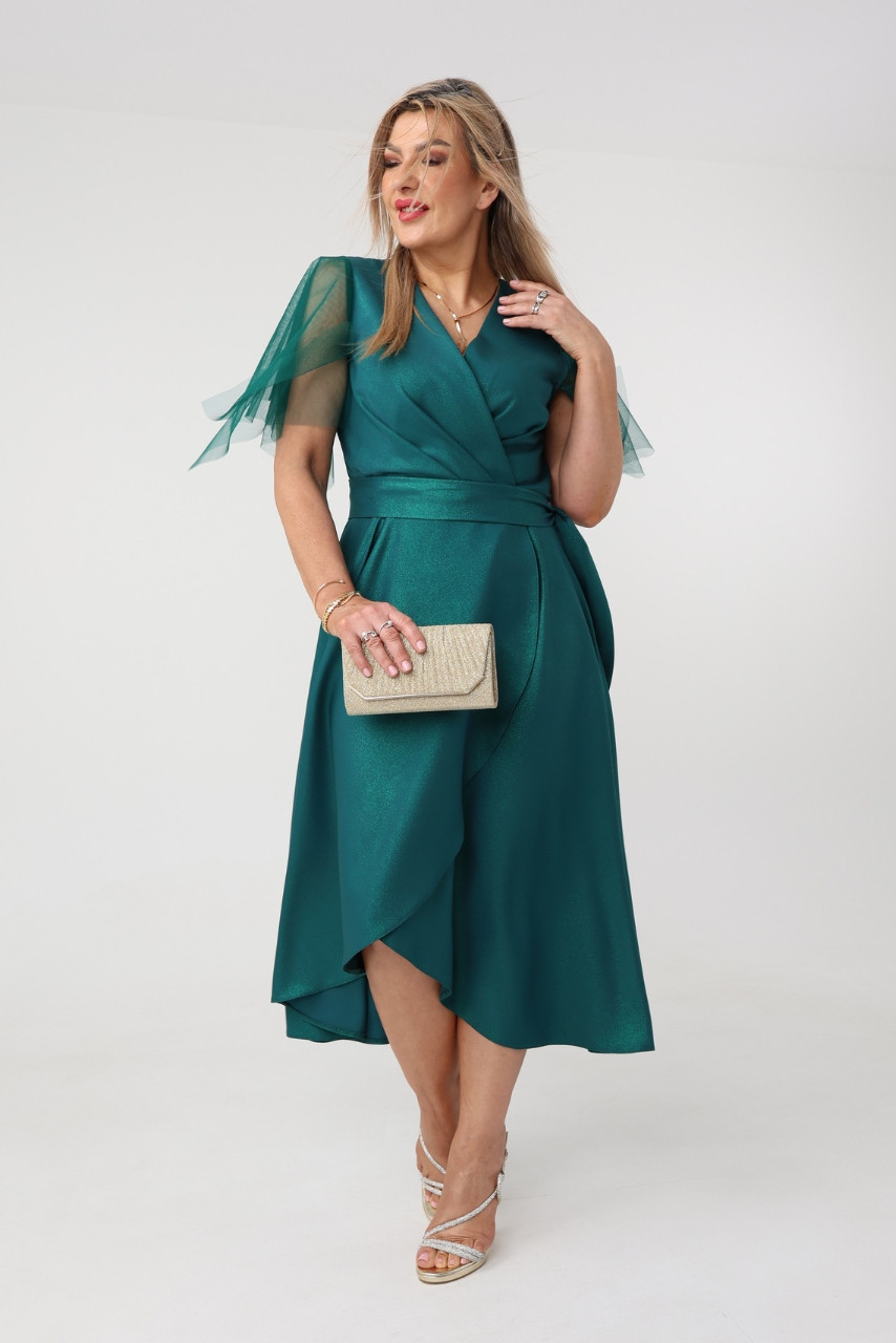 Sukienka duże rozmiary zielona