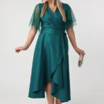 zielona-sukienka-z-tiulowym-rekawem (4)