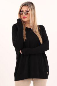 Klasyczny sweter damski czarny