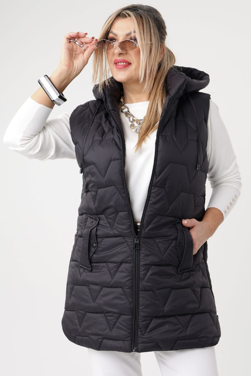 Kamizelka w dużym rozmiarze damska pikowana – odzież XXL