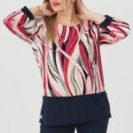 Bluzka-tunika-elegancka-we-wzory-bordowo-granatowa (6)