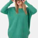 Ciepły-sweter-damski-zielony-oversize (4)