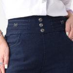 Spodnie-rurki-plus-size-damskie-granatowe-z-wysokim-stanem (2)