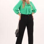 Szerokie spodnie damskie XXL – spodnie plus size eleganckie