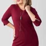 Sukienka-z-dekoltem-PLUS-SIZE-bordowa (4)
