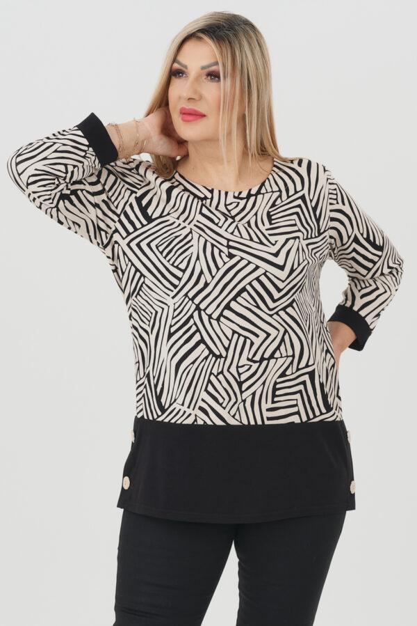 Elegancka tunika plus size – duże rozmiary