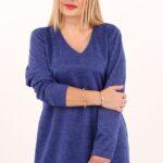 Tunika-damska-dzianinowa-oversize-niebieska (4)
