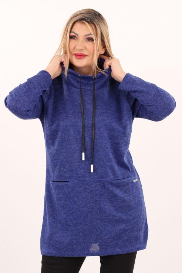 Ciepła tunika sportowa plus size 44–52