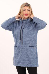 Ciepła tunika sportowa plus size 44–52