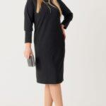 Sukienka wizytowa plus size czarna – duże rozmiary