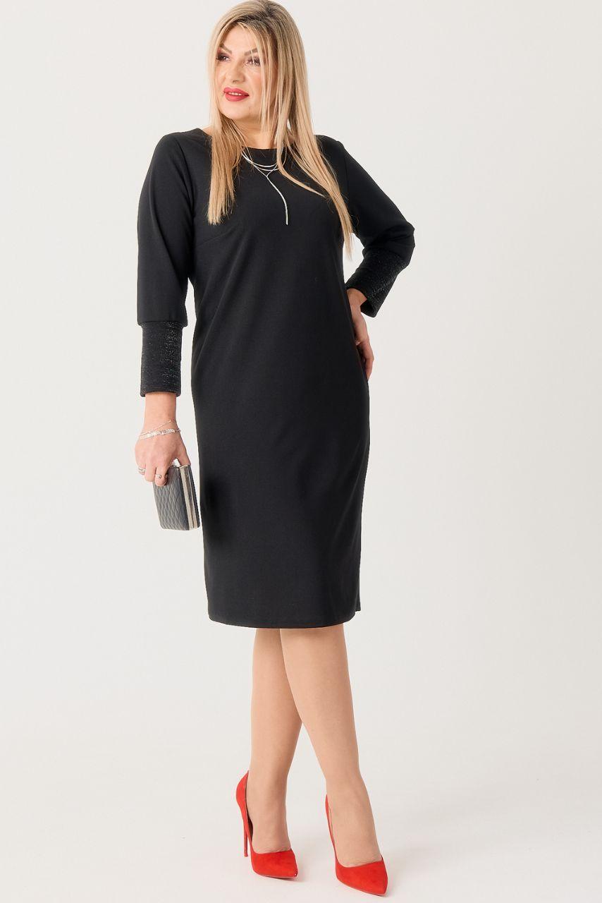 Sukienka wizytowa plus size czarna – duże rozmiary