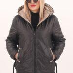 Kurtka ze ściągaczami czarna