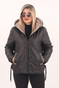 Kurtka ze ściągaczami czarna