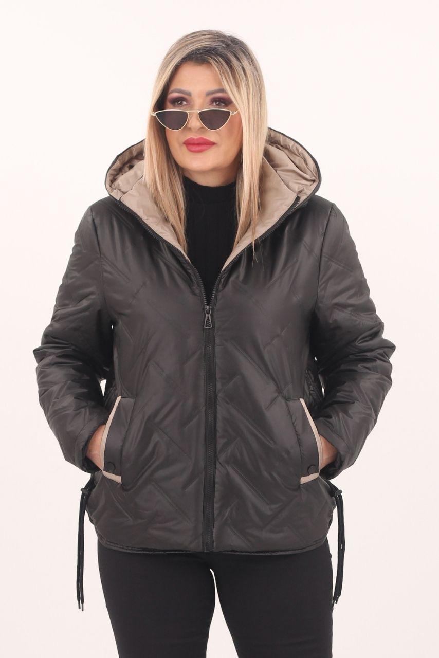 Kurtka ze ściągaczami czarna