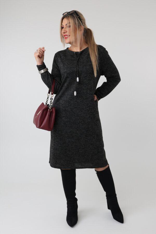 sweterkowa sukienka plus size duże rozmiary 44-52