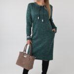 sweterkowa sukienka plus size duże rozmiary 44-52